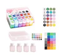 set arte creativa include perline fagioli multicolori facili da montare per tutte le età, creando un divertente set educativo con perline