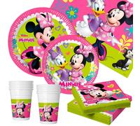 Set Articoli per feste Minnie Mouse Happy Deluxe 89 Pezzi 16
