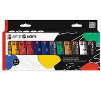 Set artista colori acrilici 12x22ml Marabu