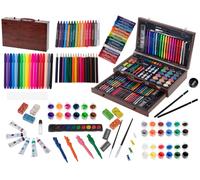 Set artistico in legno 123 pezzi