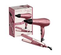 Demeliss SAINT ALGUE - Set completo per capelli + piastra per capelli, collezione esclusiva Cherry Sweetheart