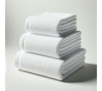 Set Asciugamani 3 Pezzi 100% cotone 380 gr/mq e 500 gr/mq dimensioni 40x60 cm 60x100 cm 100x150 cm viso ospite telo doccia morbidi resistente al lavaggio hotel b&b centro spa ospedale (500, Grammi)