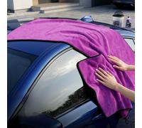 Set asciugamani auto 2 60x160 cm pile corallo per finestre cruscotti inter