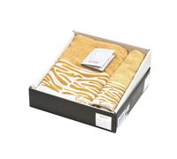 Set asciugamani bagno completo 1+1 ENRICO COVERI viso + ospite 100% cotone