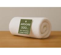 Set Asciugamani Bagno con Ricamo iniziali 3 Pezzi - Linea Hotel ARDORE - 100% Cotone 500 gr | Telo + Viso + Ospite | Spugna Extra Morbida Assorbente - Bianco Lusso Casa & Spa (1 Pezzo (Telo))