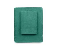 Set Asciugamani Bagno in Cotone, 2 Pezzi, Include Asciugamano Viso cm.100x60 e un Asciugamano Bidet Ospite cm.60x40, Morbido e Resistente, Certificato OEKO-TEX STANDARD 100