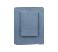 Set Asciugamani Bagno in Cotone, 2 Pezzi, Include Asciugamano Viso cm.100x60 e un Asciugamano Bidet Ospite cm.60x40, Morbido e Resistente, Certificato OEKO-TEX STANDARD 100