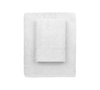 Set Asciugamani Bagno in Cotone, 2 Pezzi, Include Asciugamano Viso cm.100x60 e un Asciugamano Bidet Ospite cm.60x40, Morbido e Resistente, Certificato OEKO-TEX STANDARD 100