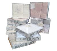 Set asciugamani bagno Liu Jo in spugna di cotone 100% coppia 1 viso + 1 ospite
