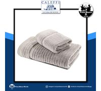 Set asciugamani in spugna per bagno 100% cotone Stripe Caleffi