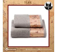 Set asciugamani in spugna per bagno Geo Classic Prima Classe Alviero Martini