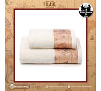 Set asciugamani in spugna per bagno Geo Classic Prima Classe Alviero Martini