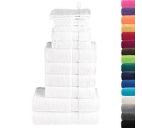 Set ASciugamani SOLUND 12 pz Bianchi 600 gsm