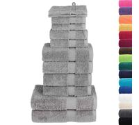 Set ASciugamani SOLUND 12 pz Grigio 600 gsm
