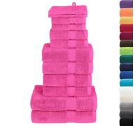 Set ASciugamani SOLUND 12 pz Rosa 600 gsm