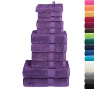 Set ASciugamani SOLUND 12 pz Viola 600 gsm