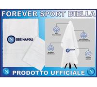 SET ASCIUGAMANI SPUGNA SSC NAPOLI UFFICIALE VISO + OSPITE