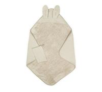 Set asciugamano Bamboom con cappuccio e guanto in tessuto waffle