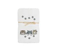 Set Asciugamano Copiola Salvietta Bagno In Spugna 100% Cotone Tre Mici
