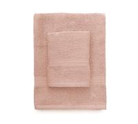 Set asciugamano e ospite BASSETTI TIME 370 grammi unita - rosa 1126