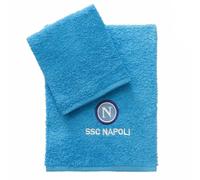 SET ASCIUGAMANO NAPOLI SSC CALCIO PRODOTTO UFFICIALE COTONE BAGNO