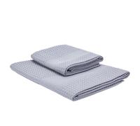 BELLORA - Set Asciugamani Bagno Viso e Bidet in Cotone - Asciugamani Resistente a Lavaggi, Include 1 Asciugamano Viso 55 x 100 cm e 1 Asciugamano Bidet Ospite 40 x 60 cm - Asciugamani 2 Pezzi