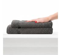 Set asciugamano viso + ospite in spugna 650 COGAL RANGER Antracite