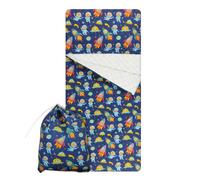 SET ASILO 4 stagioni nido 2-6 anni SACCO NANNA trapuntato 138x68 cm + SACCHETTO