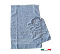 Set Asilo Bavaglia Elastico più Salvietta Asilo Scuola Materna Tela Aida