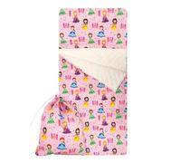 Set Asilo, Sacco nanna e sacchetto per Bimbo e Bimba da 2 a 6 Anni - Tessuto Trapuntato 100% Cotone Copertina Asilo Principesse
