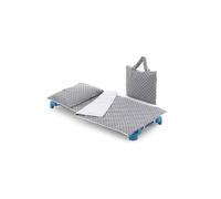 Set asilo trapuntato per brandina pois grey - italbaby