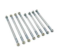 Set Assali per Adatto per MN128 Wrangler MN86S Grande G500RC Albero di trasmissione Sospensione Assale Alloggiamento Tirante Volante Mozzo Cuscinetto(Axle metal pull bar)