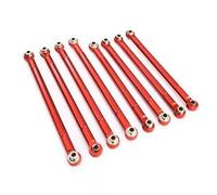 Set Assali per Adatto per MN128 Wrangler MN86S Grande G500RC Albero di trasmissione Sospensione Assale Alloggiamento Tirante Volante Mozzo Cuscinetto(Red tie rod)