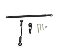 Set Assali per Adatto per MN128 Wrangler MN86S Grande G500RC Albero di trasmissione Sospensione Assale Alloggiamento Tirante Volante Mozzo Cuscinetto(Steering rod black)