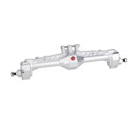 Set Assali per Assale portale anteriore e posteriore in alluminio lavorato adatto per 1/10 RC Crawler Vanquish VS4-10 Phoenix F10 LCG(Silver Rear Axle)