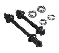 Set asse mozzo bicicletta anteriore 108 mm posteriore 145 mm con cuscinetti a sfera da 1/4 "3/16" per riparazione ruote bici