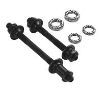 Set assi bici-bicicletta in acciaio assale anteriore posteriore 108mm 145mm con