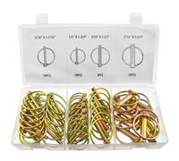 Set assortimento di clip perni di bloccaggio 50 pezzi Lynch Pin (Linchpin) pe...