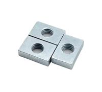 Set assortimento di dadi in acciaio al carbonio | Varie Misure, 100 Pz, for Mobili In Legno E Macchinari(M6x18x11x4)