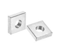 Set assortimento di dadi rettangolari zincati | Taglie M multiple zincate. Utilizzo: elementi di fissaggio for macchinari for mobili(M5x9x4 20pcs)