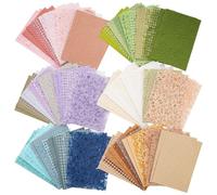 Set Assortito di Carta per Scrapbooking da 90 Fogli e Tessuto A Rete Decora2651