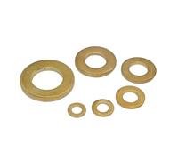 Set Assortito di rondelle in Ottone, Guarnizione M10 - M20 Rondelle Piane Rondella Piatta in Ottone Guarnizione Piatta in Rame Guarnizione in Rame Mesone in Rame Guarnizione in Ottone(M12x24x2 2pcs)