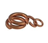 Set Assortito di rondelle in Ottone, Rondella Elastica in Ottone Bronzo Rame Rondella di Sicurezza Divisa M3 M4 M5 M6 M8 M10 M12, 5 Pezzi(M12)