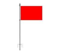 Set asta bandiera | Asta per bandiera regolabile robusta da 1,16 m, asta da giardino senza rotazione per sport eventi aziendali scuole campeggio trame patrioti | Per giardino cortile cortile prato