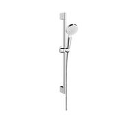 Set doccia Hansgrohe Crometta 1jet con asta doccia 65 cm, 26533400, bianco/cromo - 26533400