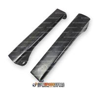 Set Asta Poggiapiedi Pilloon Posteriore Acciaio Compatibile Norton 16h Es2...