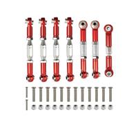 Set Aste Collegamento Modifica Per Wltoys 124007 124016 124017 124019 1/12 | Kit braccetti regolabili alluminio geometria sterzo RC car e precisione controllo anteriore upgrade Accessori
