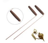 Set Aste Rabdomanti Rame Premium con Manici in Noce per Uso Divinativo Efficace