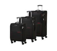 set ATOURISTER air wave 3 PC SET S M L TSA BLACK RED NERO 448548