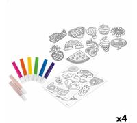 Set Attività Manuali Cra-Z-Art Adesivi Plastica (4 Unità)